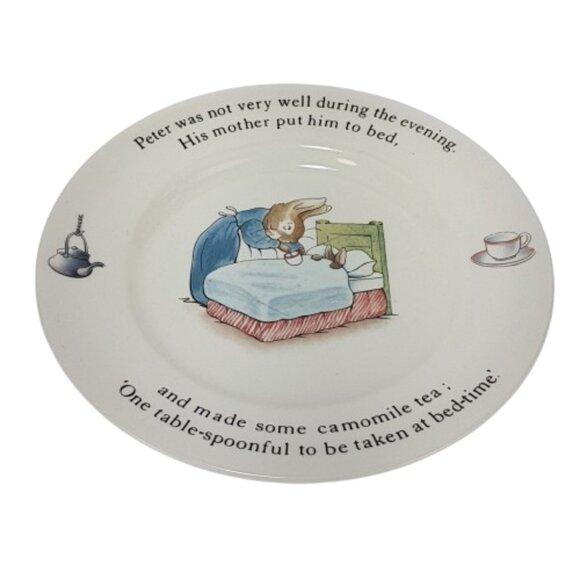 Wedgewood Beatrix Potter 3 piece Childrens Dinnerware Set & 2 Peter Rabbit DVDs - Picture 13 of 16